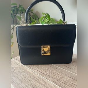 Vintage Fendi Leather Top Handle Bag